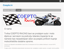 Tablet Screenshot of coepto.hr